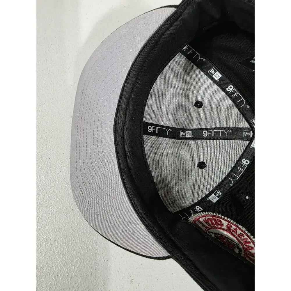 Kansas City Chiefs New Era 9Fifty Snapback Hat Black NFL Side Patch Flat Bill